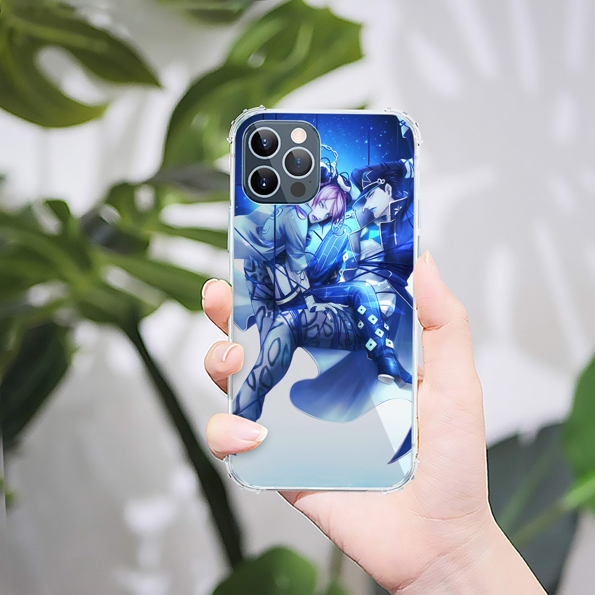 （画像用） ジョジョの奇妙な冒険 JoJo's Bizarre Adventure 【iPhone 12シリーズ対応】透明スマホケース（クリアソフトケース）